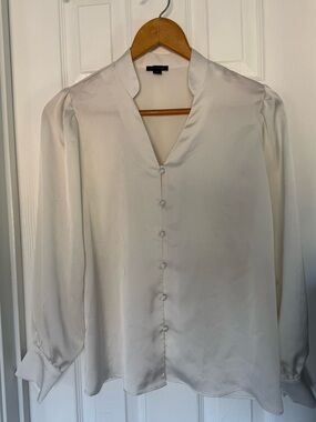 Ann Taylor Ivory Blouse